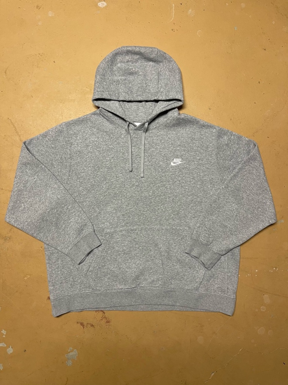 Nike Men's Classic Gray Pullover Hoodie Oversized XXL